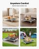 VEVOR Elevated Dog Bed for Large Dogs Portable Raised Dog Cot with Teslin Mesh L