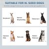 PawHut Raised Dog Feeding Station with 2 Stainless Steel Bowls and Storage for Large Dogs and Other Large Pets Gray