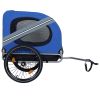 Large Folding Bike Trailer for Dogs – 120LB Capacity All-Terrain Pet Carrier, Durable Steel Frame for Cycling, Jogging, Camping & Outdoor Adventures,